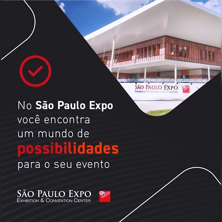 Sp Expo Suites 350M Do Evento - Metro Jabaquara 2Km Aeroporto De Congonhas Сан-Паулу Екстер'єр фото